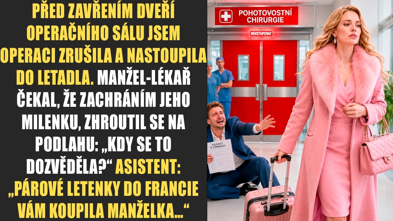 Manžel přede mnou klekl přímo na nemocniční chodbě. „Soňo, prosím. Jen ty jí můžeš zachránit život." Žádal mě, abych si nechala odříznout část jater pro svou bývalou přítelkyni. A já při tom...