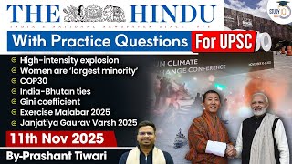The Hindu Analysis 11Th November 2025 The Hindu News Paper Today With Practice Questions