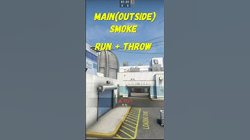 How To Throw Main(outside) Smoke On Nuke CSGO  #shorts