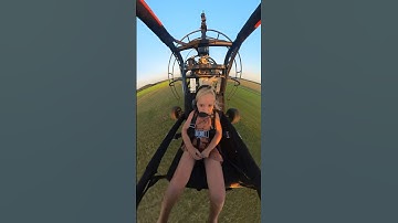 First flight 7 years old #viral #shorts #children #fly #paramotor