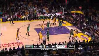 Ron Artest in 2010 NBA Finals (Celtics-Lakers): game 7