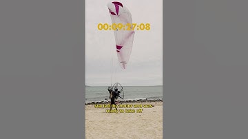 How fast can I takeoff with my paramotor?! #paramotoring #paragliding #shorts
