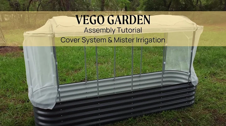 Cover System & Mister Irrigation Assembly Tutorial | Vego Garden