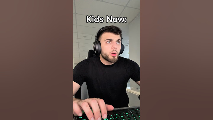 Kids Now Vs Back Then