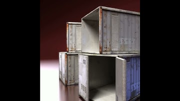 Shipping Containers 3D model from CGTrader.com