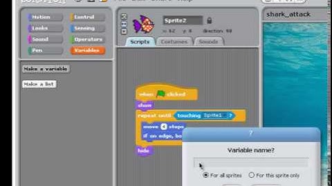 Scratch Programming - Shark Attack Game 6