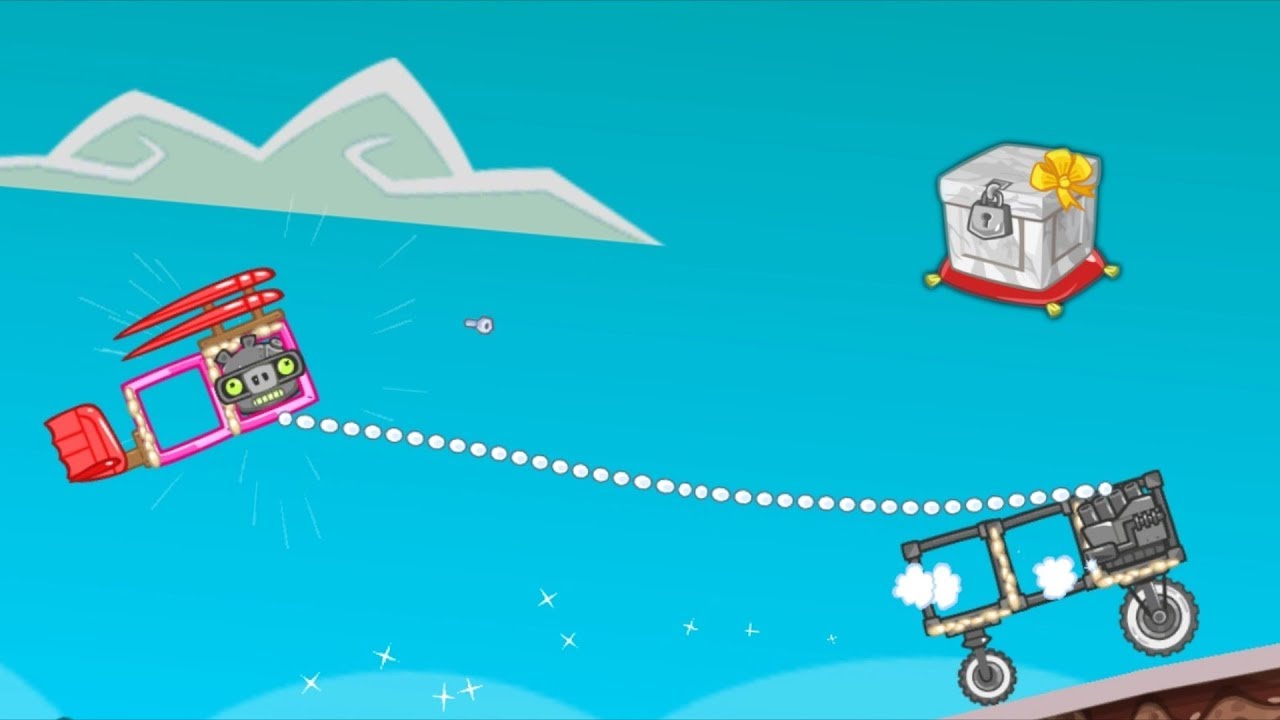 Bad Piggies - FLY A ZOMBIE KITE TO PICK THE MARBLE CRATE!