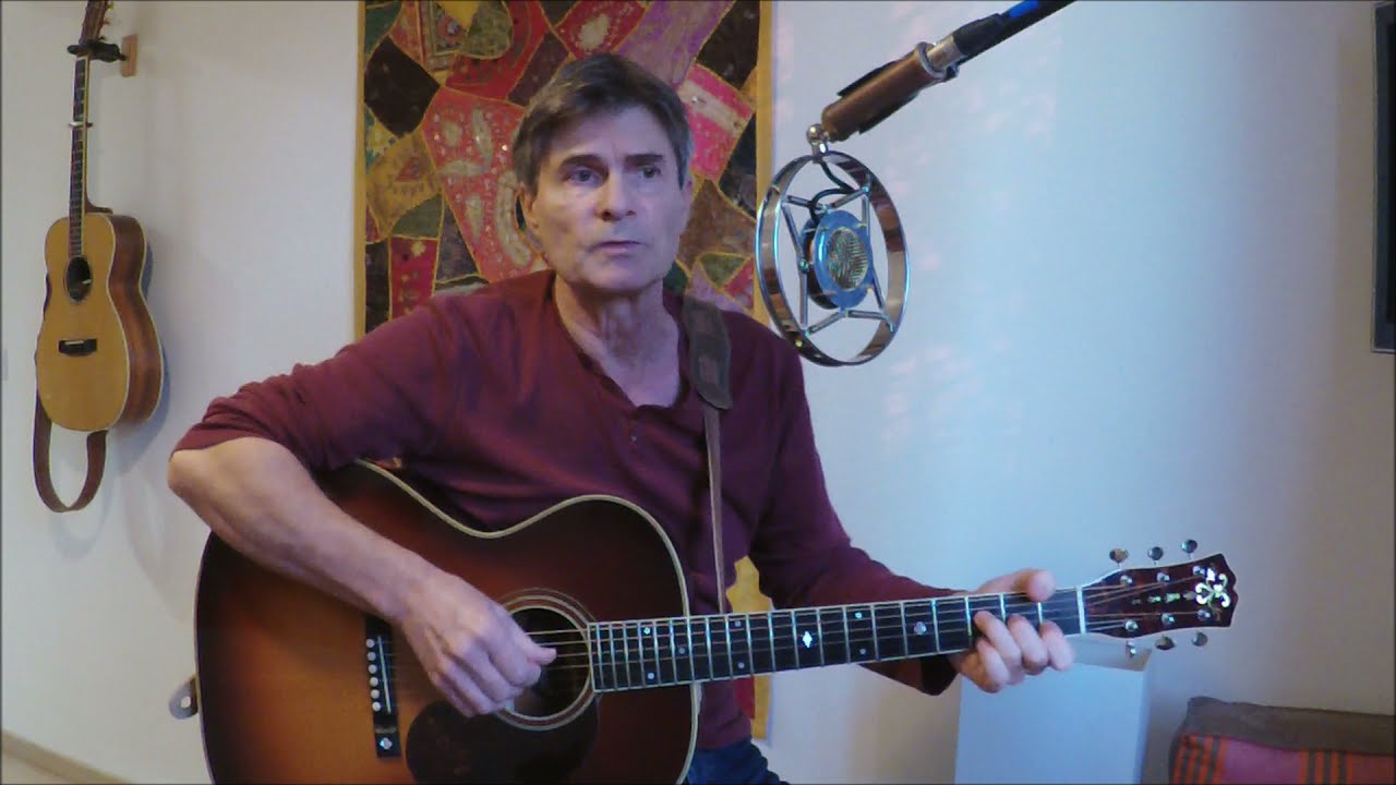 Police Sergeant Blues - Robert Wilkins cover ( Alain Giroux's tune) New Era Euphonon Jumbo guitar -