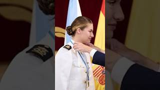 🇪🇸#PrincessLeonore The#FutureQueen looks Best In Her Navy Uniform#spanisharmada#spanishroyals#shorts