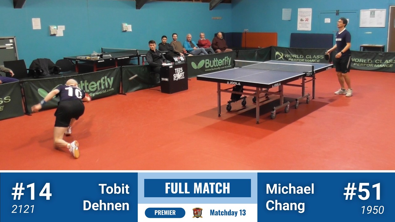 FULL MATCH | Tobit Dehnen vs Michael Chang | B&DTTL Prem | 2025-26