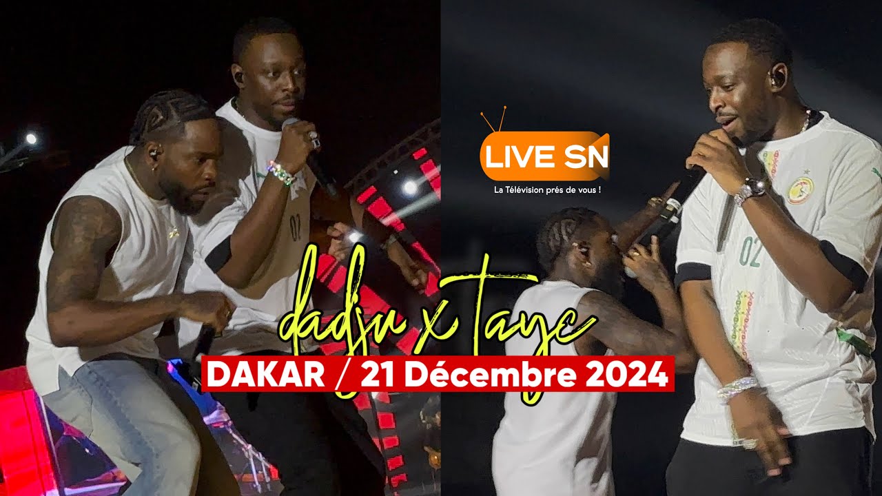 DADJU x TAYC À DAKAR 🔥 REINE - I LOVE YOU - LIONNE #livesn