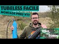 Montage pneu vtt tubeless facile airshot