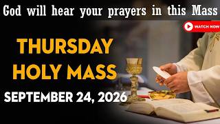 Catholic Mass Today | Daily TV Mass, Thursday September 24, 2026