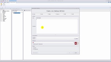 SimAssist Demo-Video - Database Definition