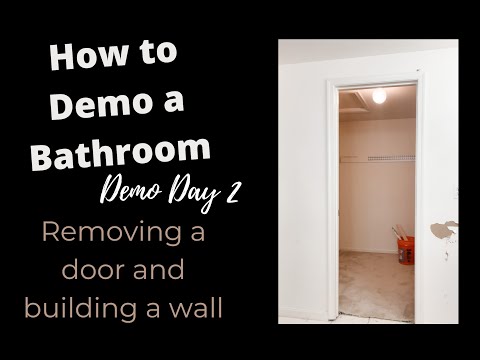 How to Demo a Bathroom: Demo Day 2