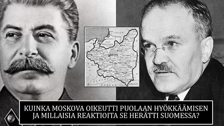 The Soviet invasion of Poland - how Finland reacted and how Moscow justified its crimes