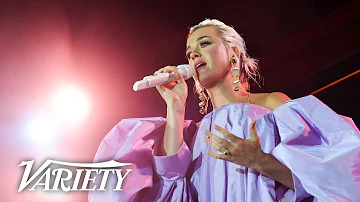 Katy Perry Performs Moving Rendition of 'What Makes a Woman' at Variety's Power of Women