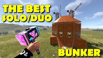 INSANE SOLO/DUO BUNKER BASE DESIGN 2025 - RUST