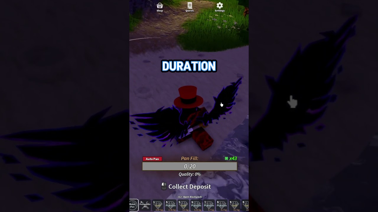 full guide for new update in prospecting roblox