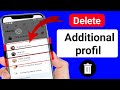 How to Delete an Additional FacebookProfile |Facebook Create Another ProfileRemove |