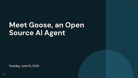 Meet Goose, an Open Source AI Agent