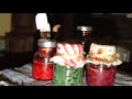 MINI JARS filled w/Polymer Clay Food and UV Resin-ROOMING HOUSE DOLLHOUSE