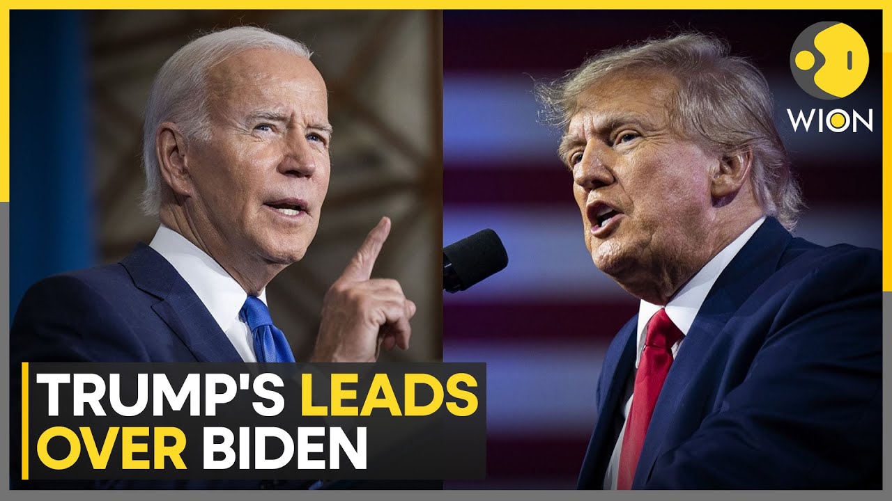 US Presidential elections:Trump leads over Biden in key swing states ...