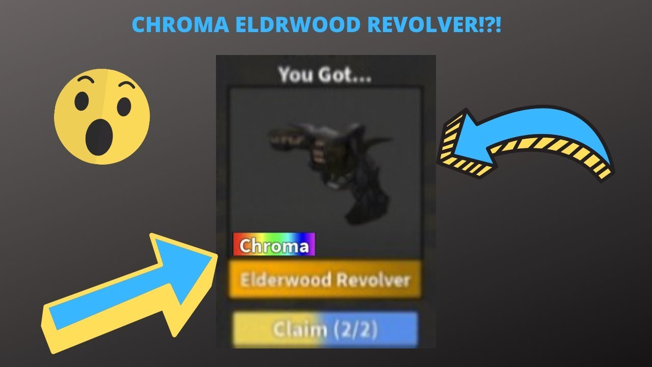 CHROMA ELDERWOOD REVOLVER IN ROBLOX MM2!?! 