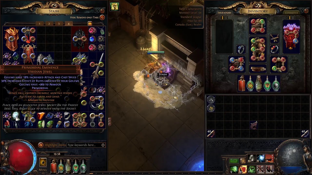 PoE Mapping and Menagerie Stuff YouTube