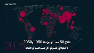 تطور نسب سكان المدن في العالم في العقود الآخيرة - بالأرقام والخرائط
