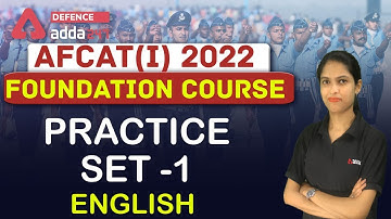 AFCAT 1 2022 | AFCAT English Preparation 2022 | Practice Set #1