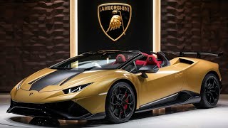 2025 Lamborghini Huracan EVO Spyder new Looks Unveiled _ Sound Interior And Exterior Features