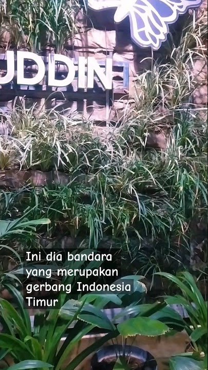 Ini keunikan bandara Sultan Hasanuddin Makassar #airport