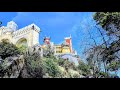 The breathtakingly beautiful sintra portugal 4k  amazing palaces gardens and coastline of sintra
