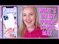 WHAT&#39;S ON MY IPHONE 13 PRO MAX (CUTE IPHONE CHARM, APPS &amp; REVIEW) || Kellyprepster