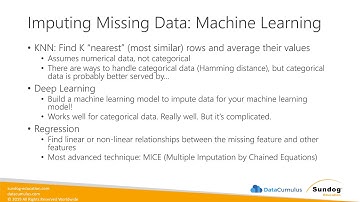Imputation Methods for Missing Data