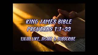 Proverbs 1:1-33 - King James Bible #audiobible #bible #kingjamesbible