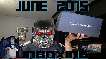 Lootcrate Unboxing June 2015 Cyber Theme