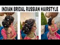 Indian bridal || Russian hairstyle || hairstyle tutorial || kuldeep hairstylist || new delhi