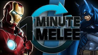 one minute melee iron man vs Batman sub español HD