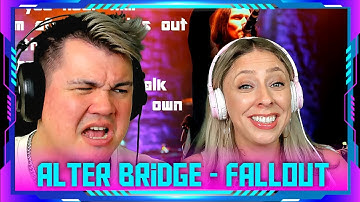 Millennials React to Fallout by Alter Bridge Lyric Video | THE WOLF HUNTERZ Jon and Dolly