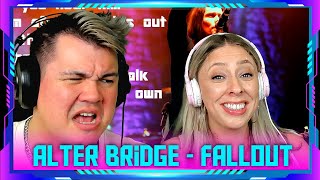 Millennials React to Fallout by Alter Bridge Lyric Video | THE WOLF HUNTERZ Jon and Dolly