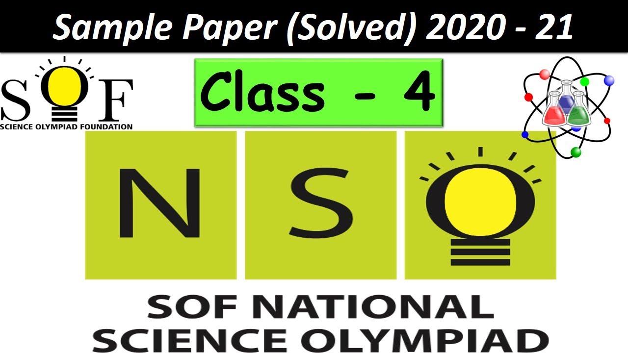 NSO Class 4 National Science Olympiad Exam 2020 2021 Previous Year 