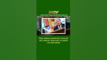 Tổng Thống Trump Hủy Toàn Bộ Sắc Lệnh Ký Bằng Bút Tự Động Của Ông Biden  #my #trump #biden