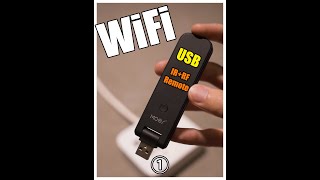 MOES WiFi USB Smart IR RF Wireless Universal Remote Controller with 210°Rotate USB Design