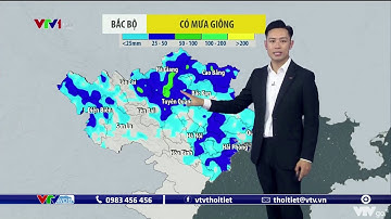 Bản tin thời tiết 19h45 - 31/8/2022: Bắc Bộ đêm nay, ngày mai mưa giông | VTVWDB