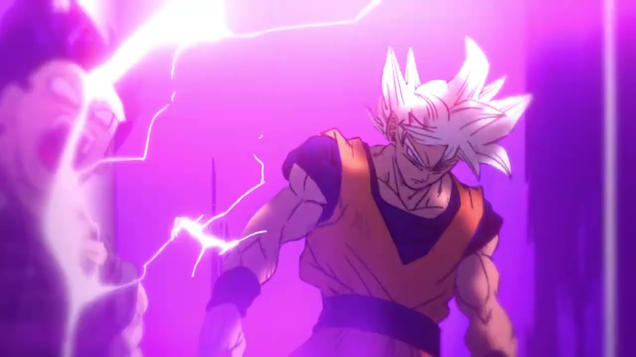 (MMV) MUI Goku and Ultra Ego Vegeta VS Gas (DBS Mangá Animation)