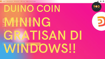 Cara Mining Duino Coin di Windows 2021