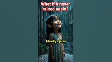 “What If It Never Rained Again?” 🌧️⚡☁️