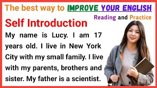 How to introduce yourself | Reading practice | learning English speaking | listen and practice